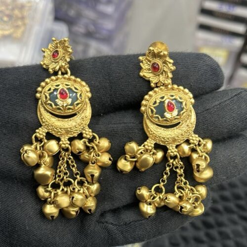 Chaand heritage kashmiri jhumki earings