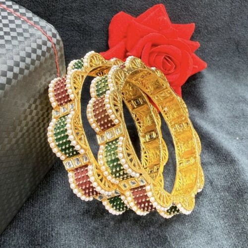 Rajwadi bangle set Size 2.4
