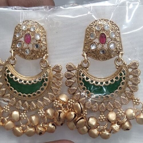 Heritage kashmri chand earings