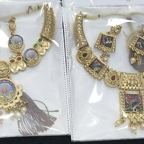 Heritage lotus design rajwadi set