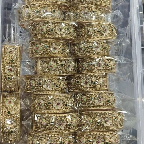 Heritage rajwadi petch wali bangles design flower Size 2.4