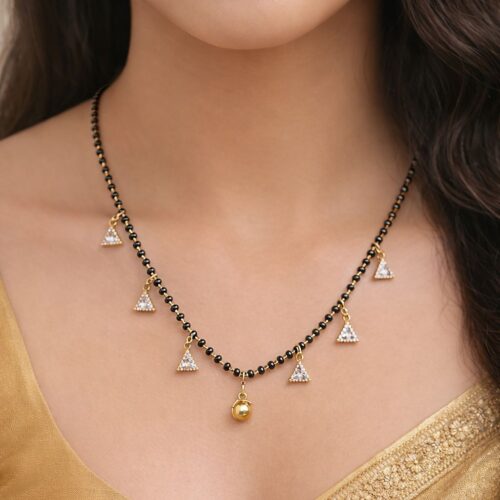 Viral design mangalsutra😍 white stone