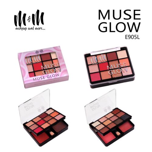 Mini makeup kitš Eyeshadow blusher highlighter All in one