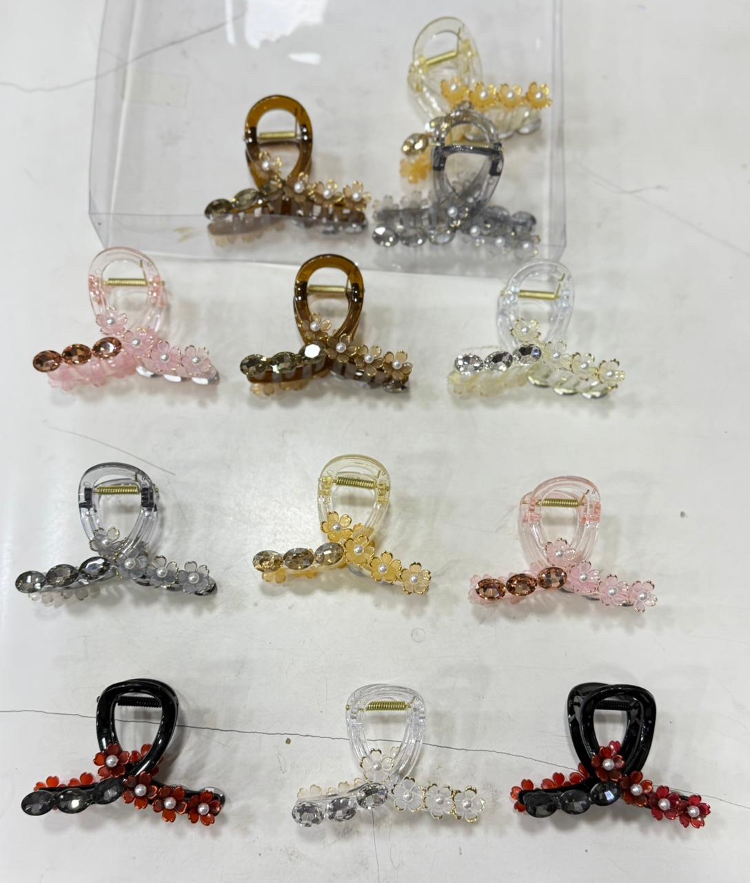 Stone fancy hair clutcher