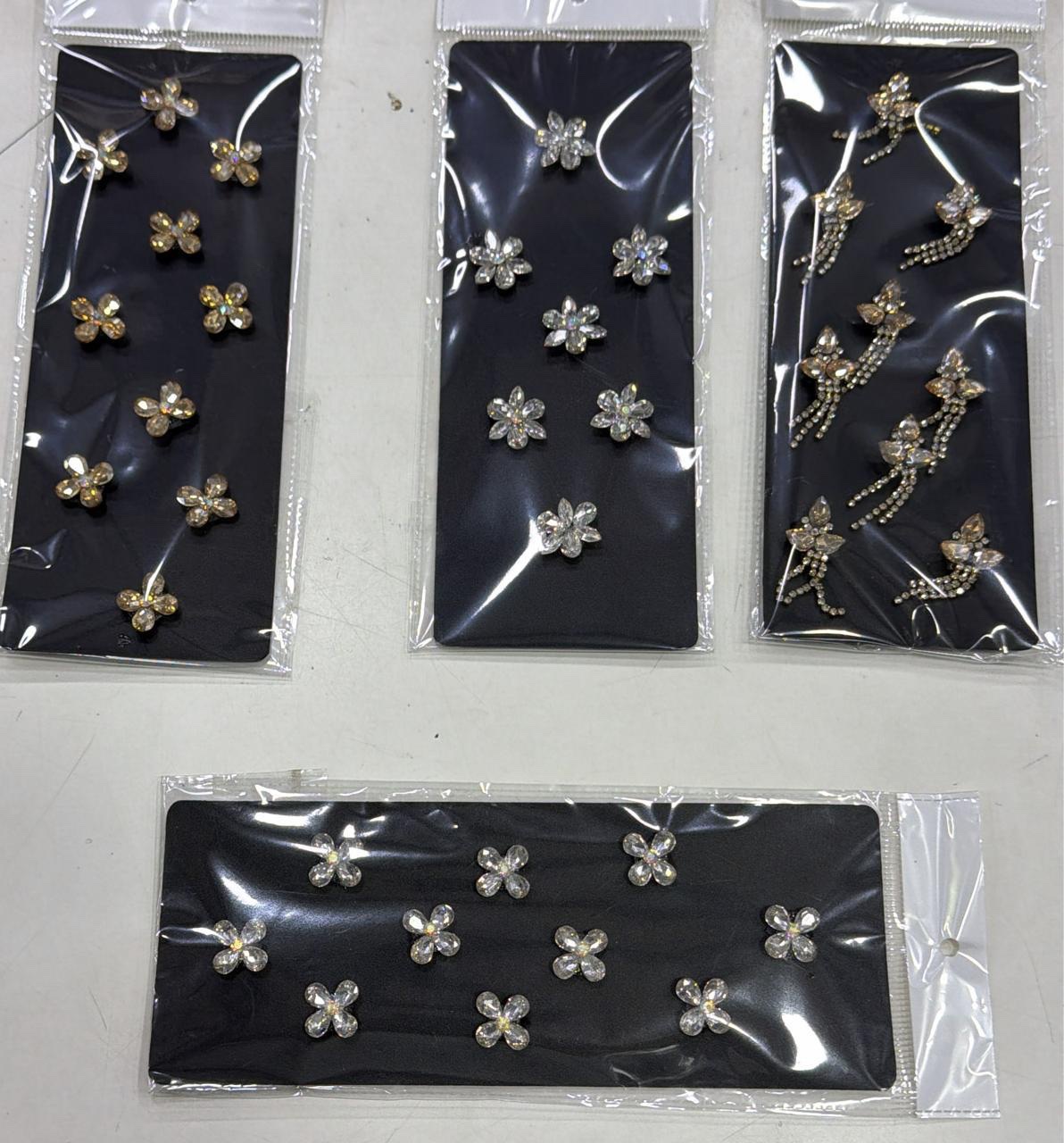 So preety velcro stone hair accessories pack of 10 pcs - Image 2