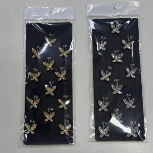 Trending butterfly stone hair accessories pack