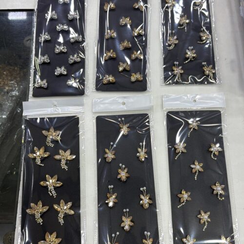 Velcro stone hair accessories😍 re use