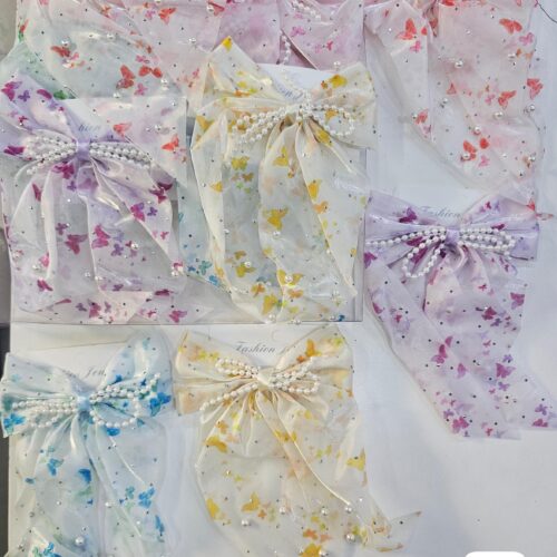 Summer special printed hair bow pin😍 new collections